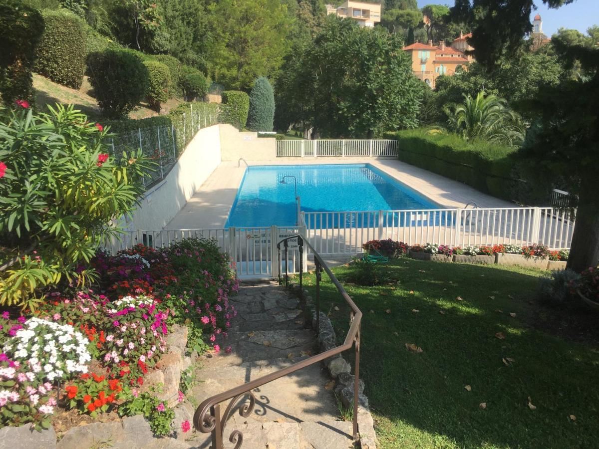 Clim Jardin Et Parking Prive -Piscine Tennis Et Park Vue Mer Grasse Exterior foto